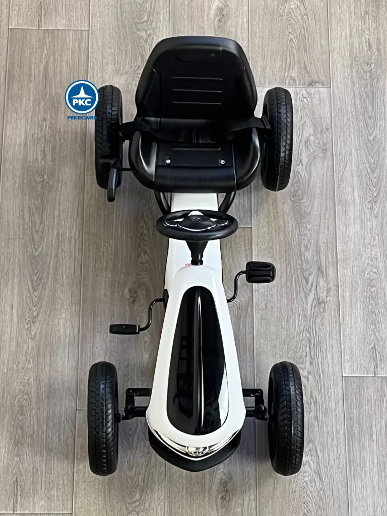KART A PEDALES MERCEDES BLANCO - Imagen 9