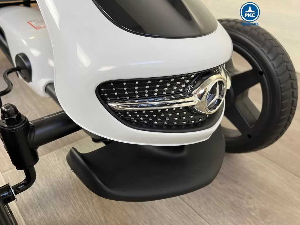 KART A PEDALES MERCEDES BLANCO - Imagen 7