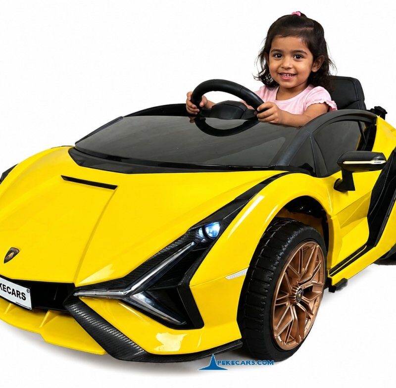 LAMBORGHINI SIAN AMARILLO CON PANTALLA TACTIL