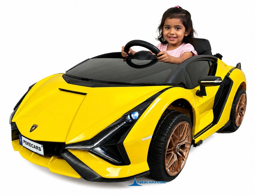 LAMBORGHINI SIAN AMARILLO CON PANTALLA TACTIL