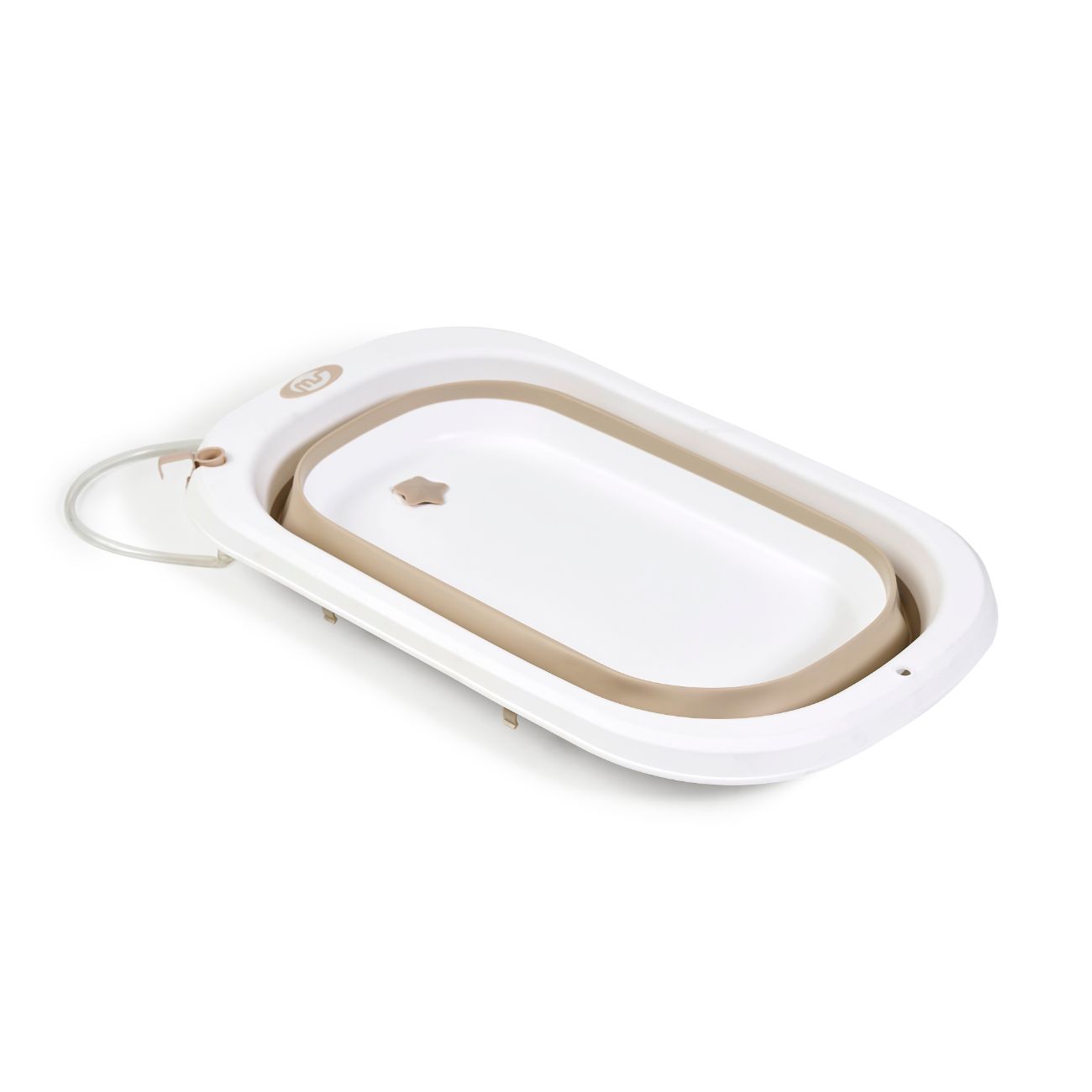 BAÑERA PLEGABLE CON CAMBIADOR Y COJIN REDUCTOR ZOE BEIGE - Imagen 11