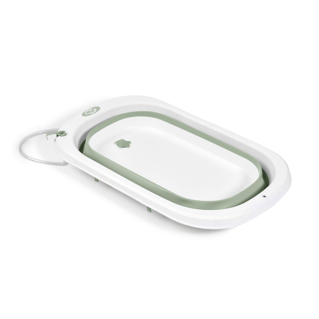 BAÑERA PLEGABLE CON CAMBIADOR Y COJIN REDUCTOR ZOE VERDE - Imagen 12