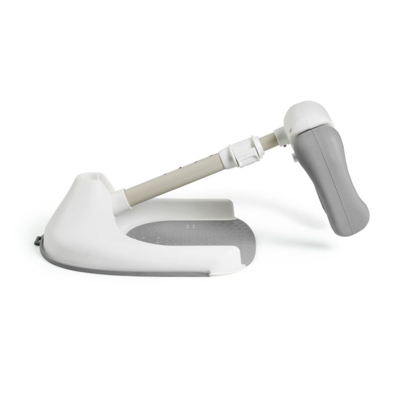 SOPORTE DE BAÑO REGULABLE PLEGABLE GRIS - Imagen 2