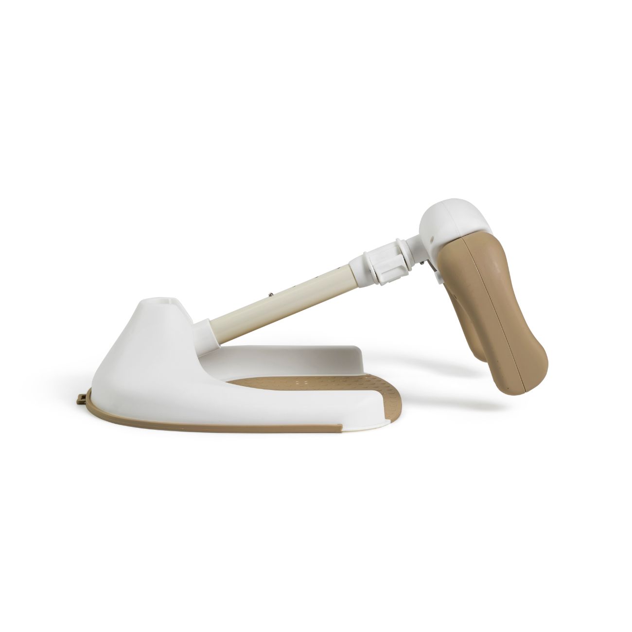 SOPORTE DE BAÑO REGULABLE PLEGABLE BEIGE - Imagen 2