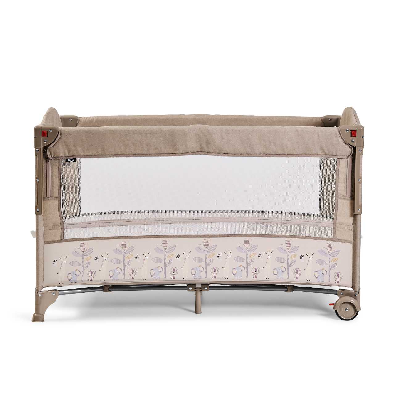 CUNA DE VIAJE COLECHO OXFORD SAFARI BEIGE - Imagen 4