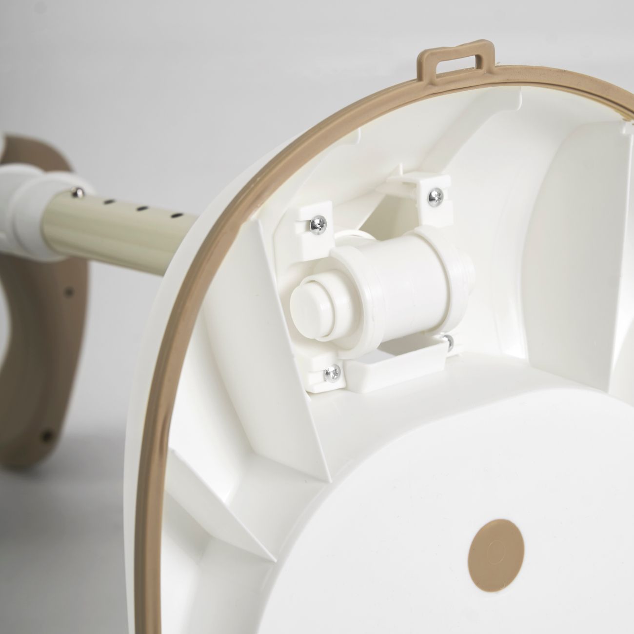 SOPORTE DE BAÑO REGULABLE PLEGABLE BEIGE - Imagen 5
