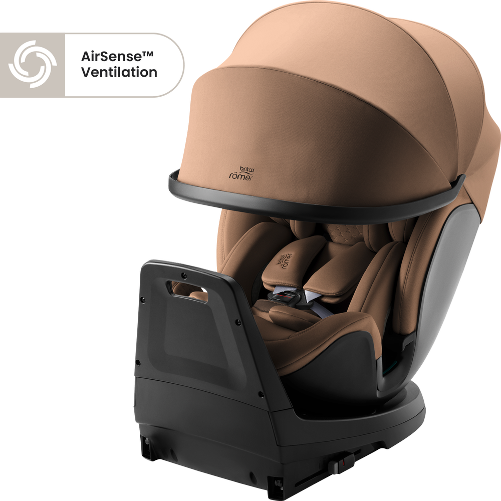 SILLA AUTO SWIVEL GROW MAX AIR WARM CHARAMEL