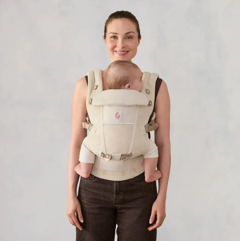 MOCHILA PORTABEBE ADAPT SOFT FLEX MESH NATURAL BEIGE - Imagen 4