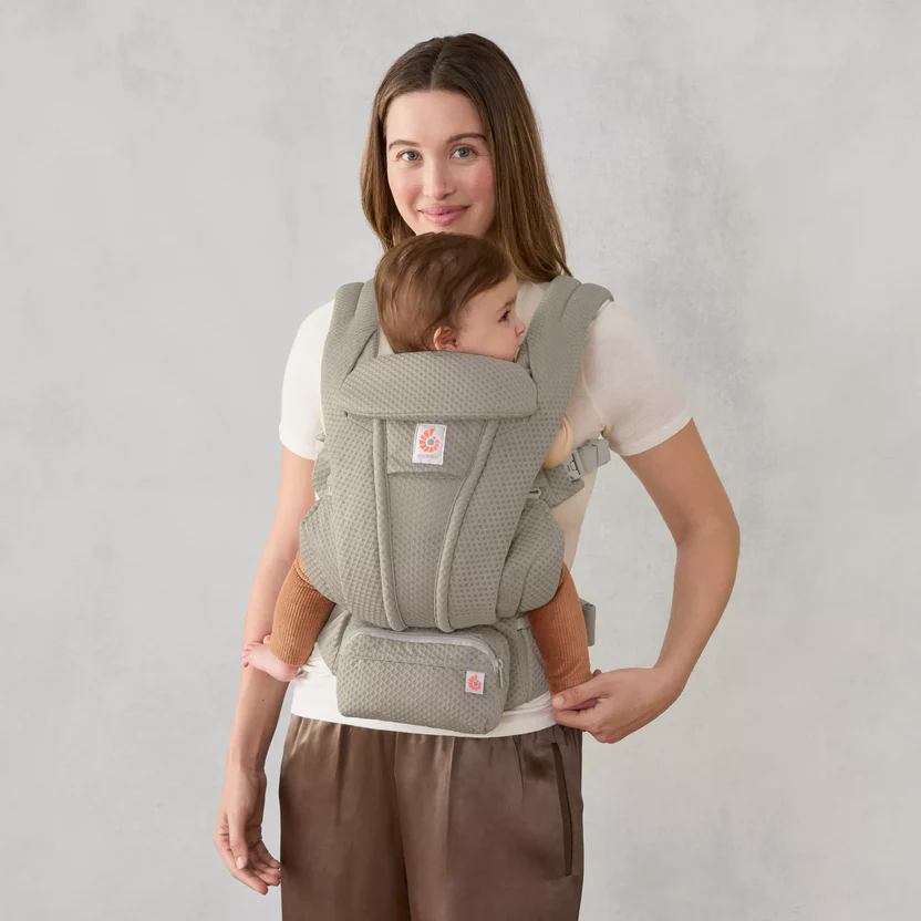 MOCHILA PORTABEBE OMNI DELUXE MESH OLIVA CLARO - Imagen 7