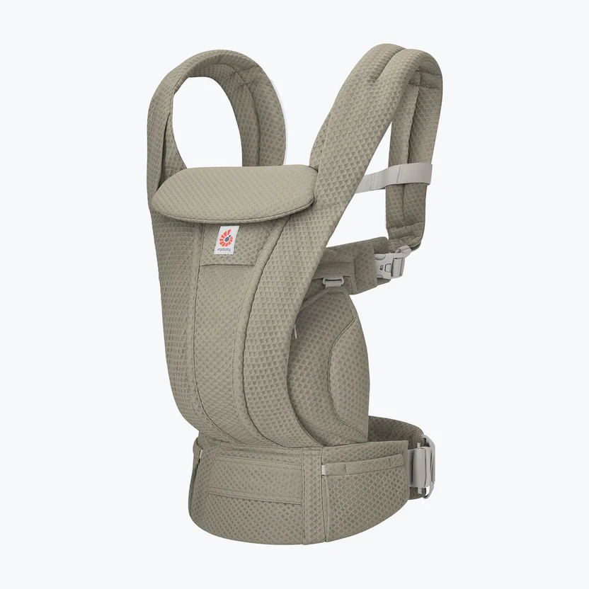 MOCHILA PORTABEBE OMNI DELUXE MESH OLIVA CLARO
