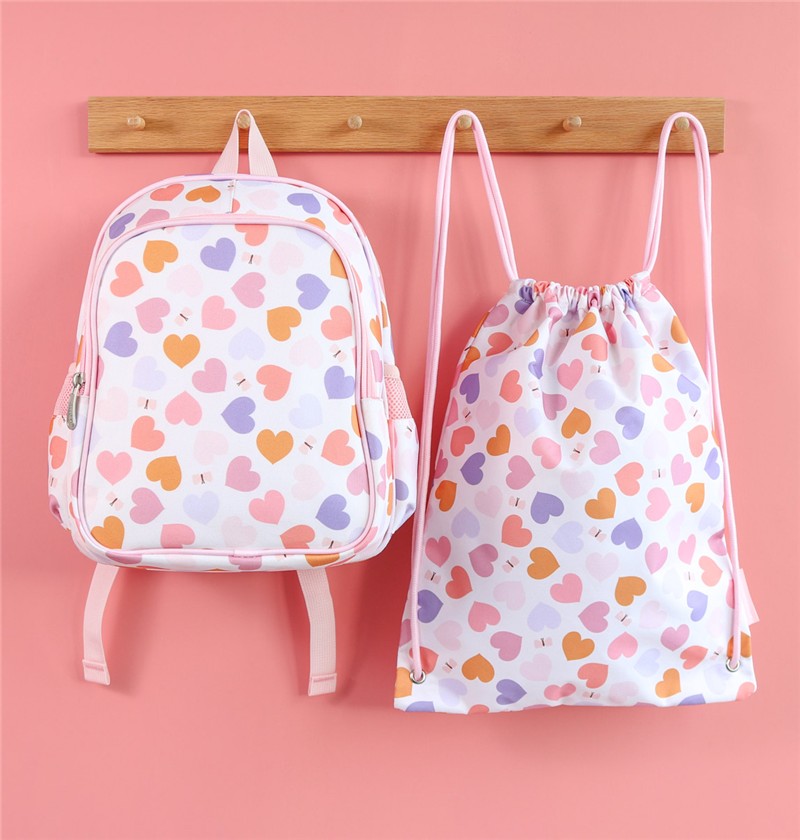 MOCHILA CORAZON CON BOLSILLO TERMICO - Imagen 3