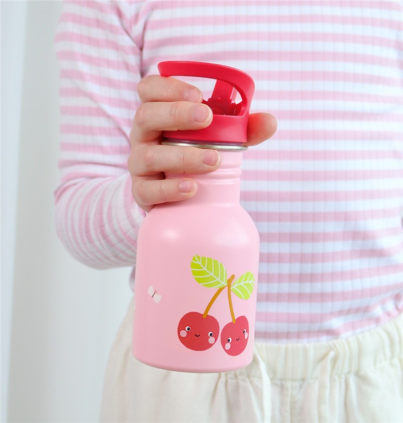 BOTELLA MINI INOX. CEREZAS - Imagen 5