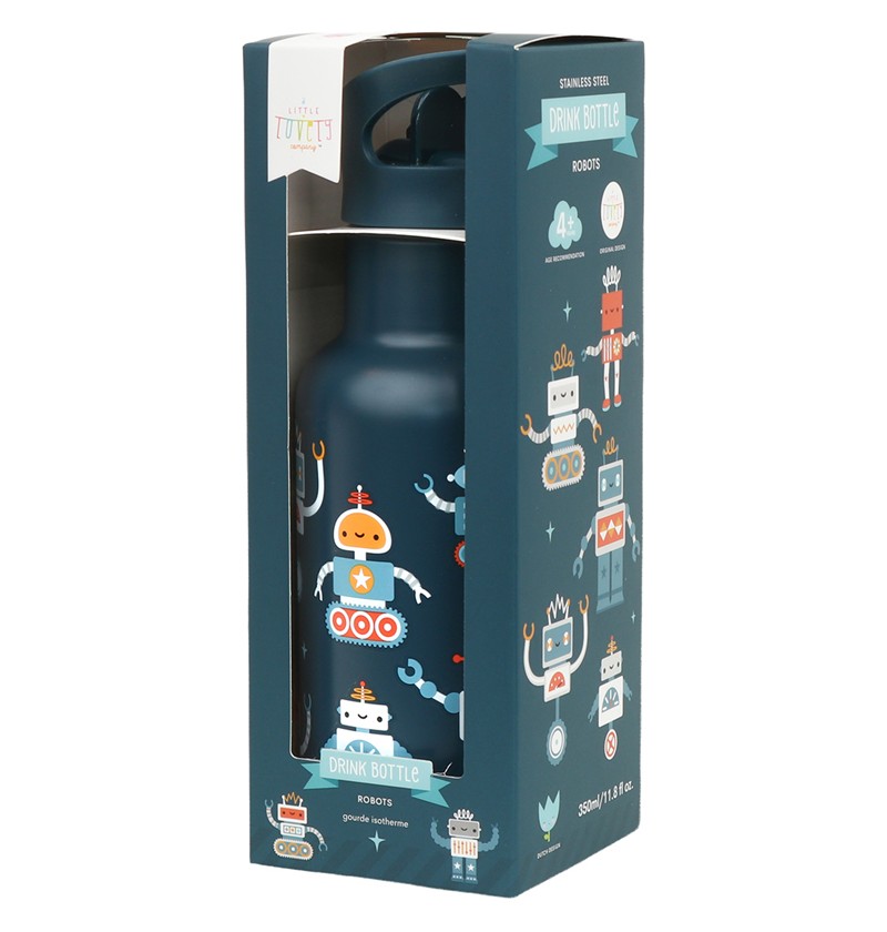 BOTELLA INOX. 350ML ROBOTS - Imagen 5
