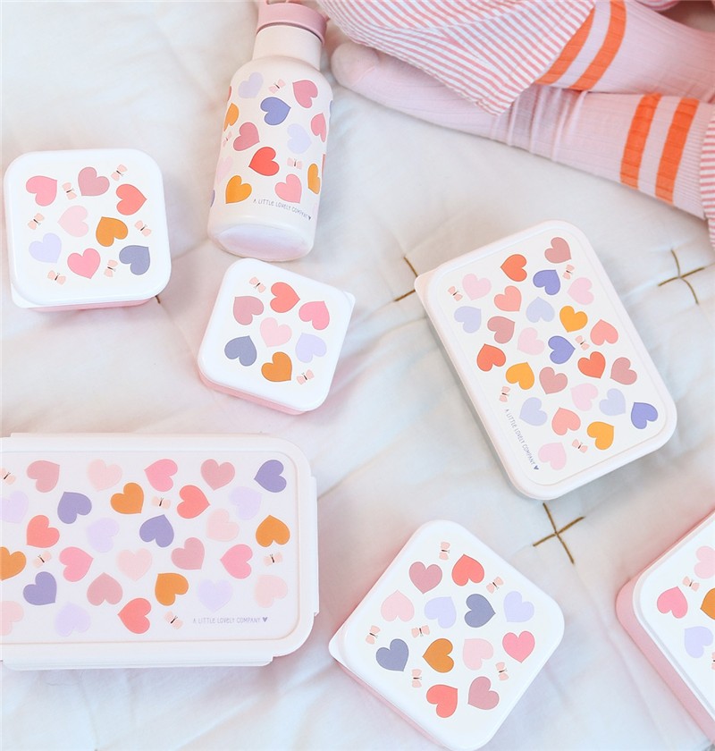 SET 4 CAJAS SNACK CORAZON - Imagen 5