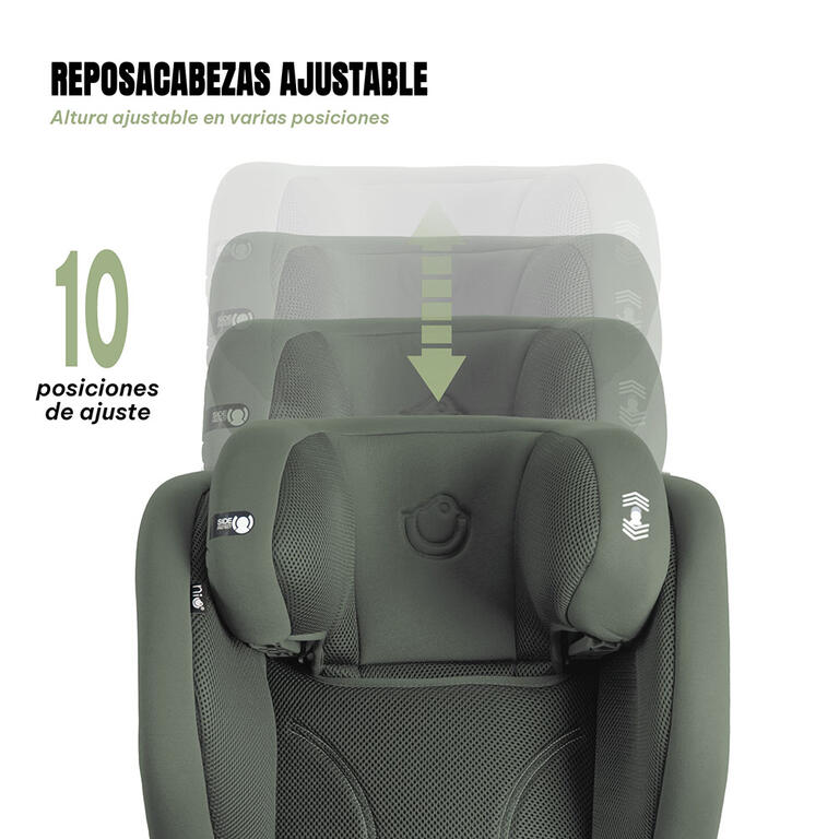 SILLA AUTO AIRON-TECH OLIVE (100-150)CM - Imagen 6