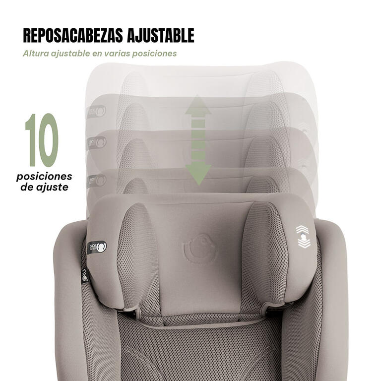 SILLA AUTO AIRON-TECH TAUPE (100-150)CM - Imagen 7