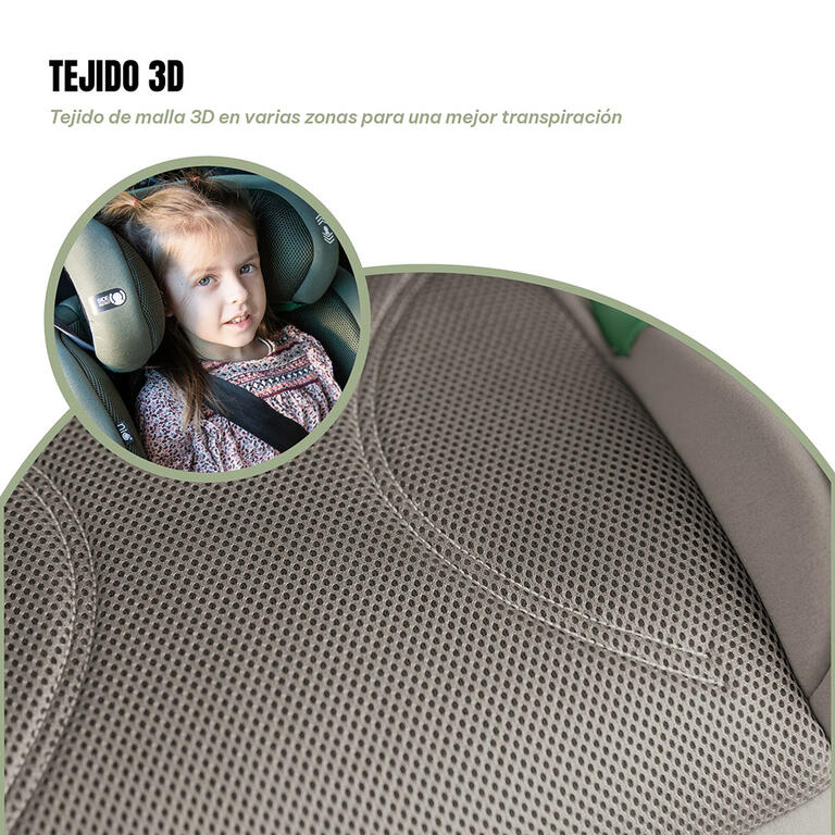 SILLA AUTO AIRON-TECH TAUPE (100-150)CM - Imagen 6