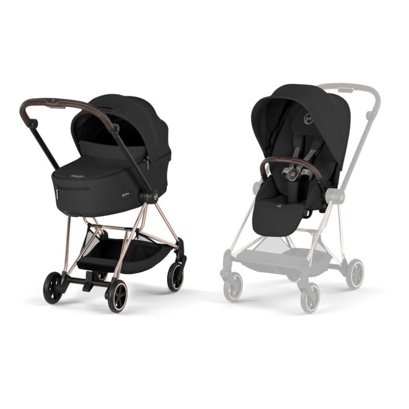 PACK MIOS SEPIA BLACK (CHASIS ROSEGOLD BROWN+CAPAZO PLEGABLE)