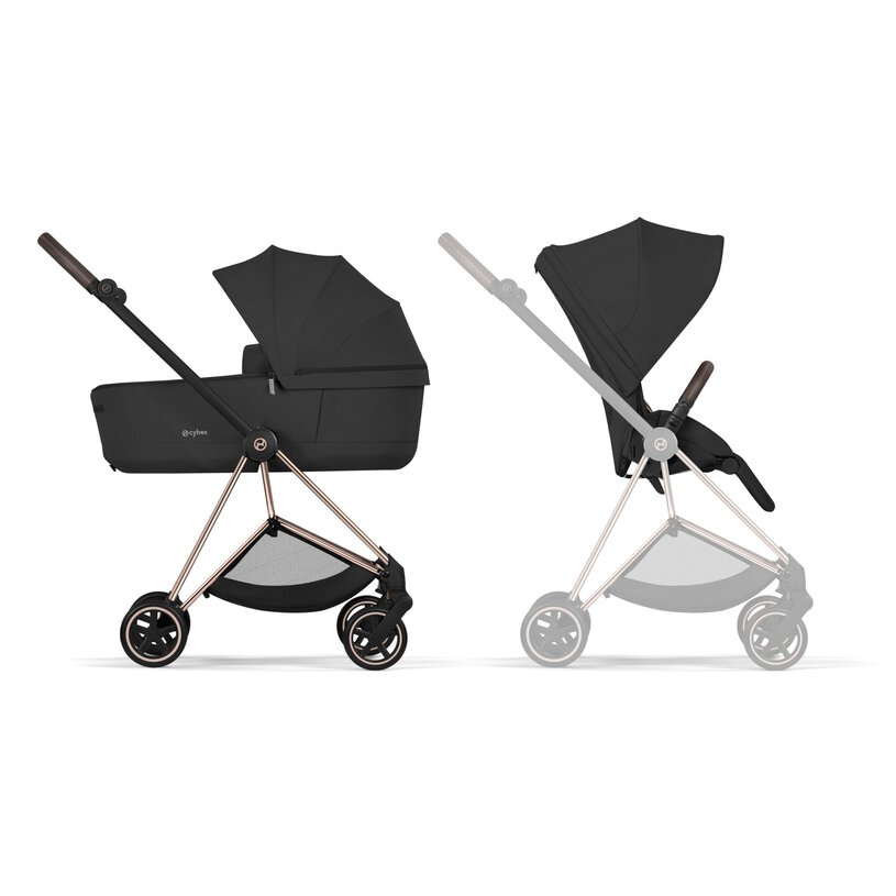 PACK MIOS SEPIA BLACK (CHASIS ROSEGOLD BROWN+CAPAZO PLEGABLE) - Imagen 6