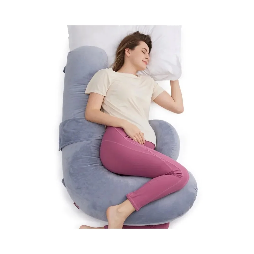 ALMOHADA DE LACTANCIA FORMA "F" GRIS - Imagen 11