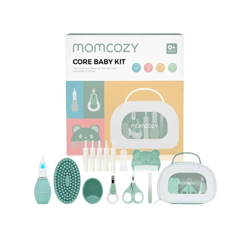 KIT BASICO CUIDADO DEL BEBE VERDE