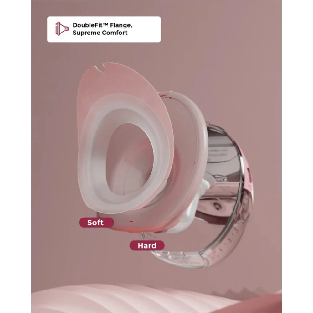EXTRACTOR LECHE DOBLE PORTATIL M6 GRANATE - Imagen 4