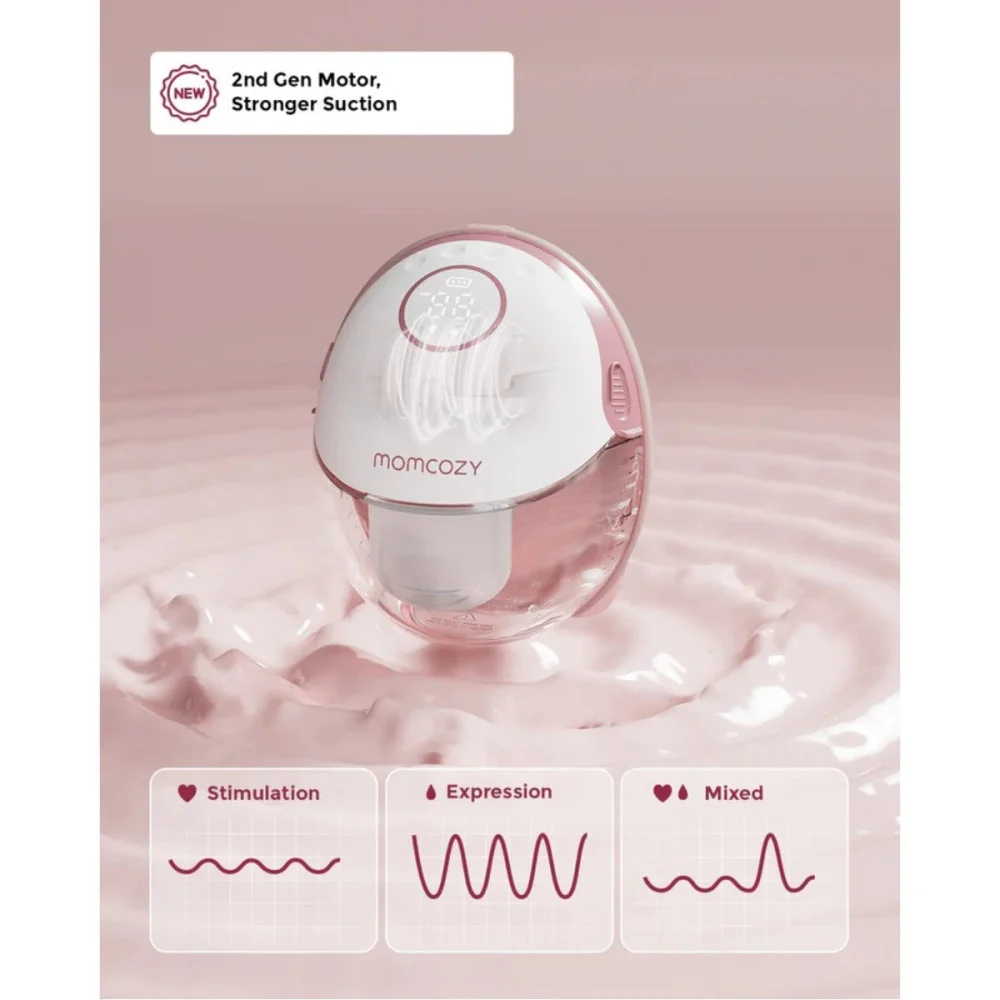 EXTRACTOR DE LECHE INDIVIDUAL PORTATIL M6 GRANATE - Imagen 5