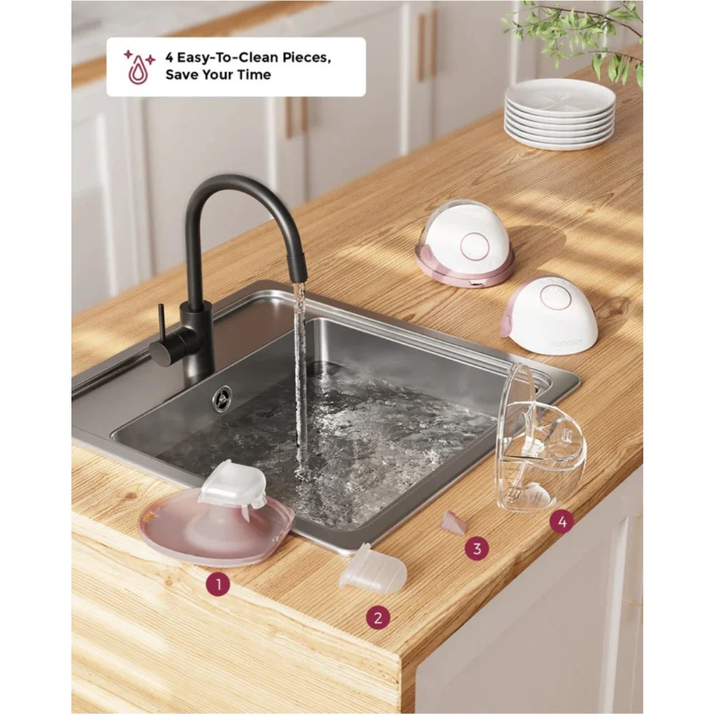 EXTRACTOR DE LECHE INDIVIDUAL PORTATIL M6 GRANATE - Imagen 4