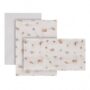 JUEGO DE SABANAS TRIPTICO CUNA SENDA BEIGE