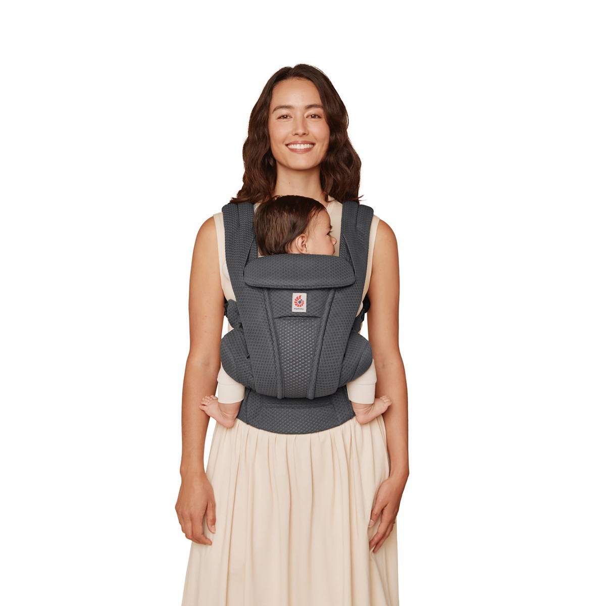 MOCHILA PORTABEBE OMNI DELUXE MESH GRIS GRAFITO - Imagen 3