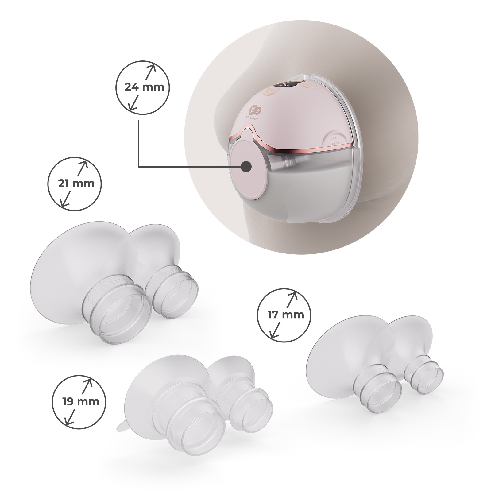 EXTRACTOR DE LECHE MATERNA MAMAFLOW GOLDEN - Imagen 2