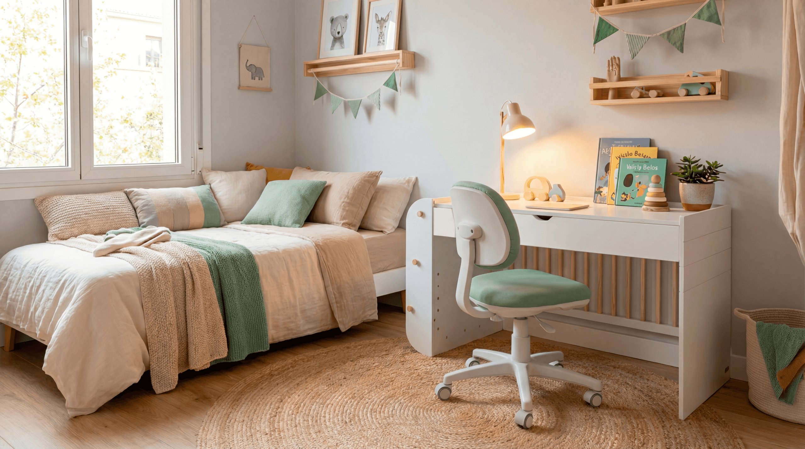 CUNA EVOLUTIVA SALONICA BLANCO/MADERA NATURAL - Imagen 21