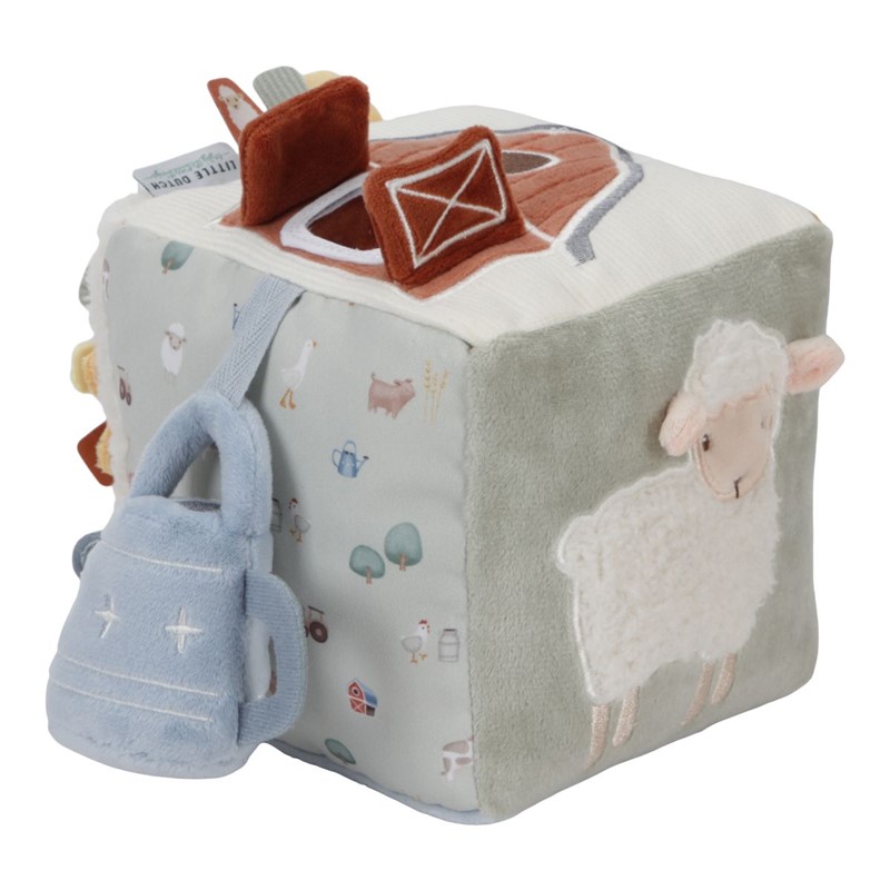 CUBO BLANDITO DE ACTIVIDADES PEQUEÑA GRANJA LITTLE DUTCH - Imagen 2