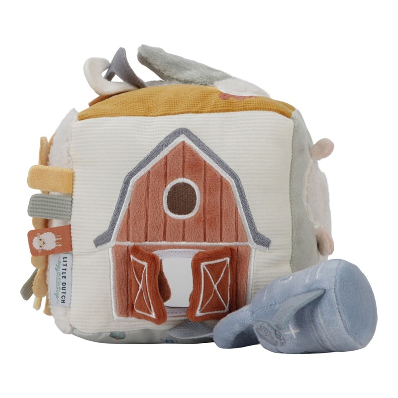 CUBO BLANDITO DE ACTIVIDADES PEQUEÑA GRANJA LITTLE DUTCH - Imagen 8