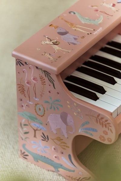 PIANO DE MADERA ROSA SAFARI FRIENDS - Imagen 2