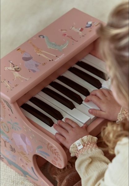 PIANO DE MADERA ROSA SAFARI FRIENDS - Imagen 6