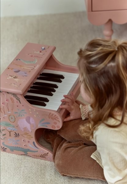 PIANO DE MADERA ROSA SAFARI FRIENDS - Imagen 5