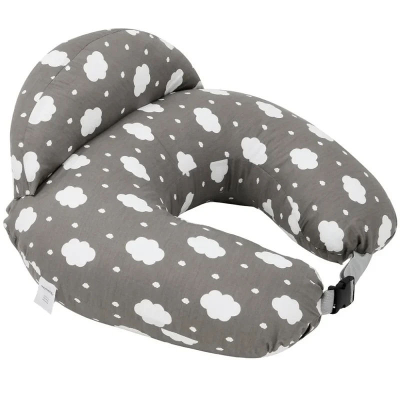 ALMOHADA LACTANCIA FORMA U NP001 GRIS