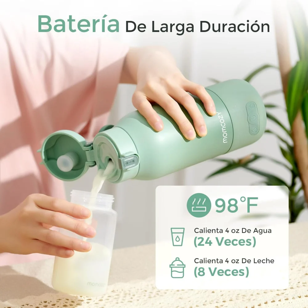 CALENTADOR PORTATIL SIN CABLE MW005 VERDE - Imagen 7