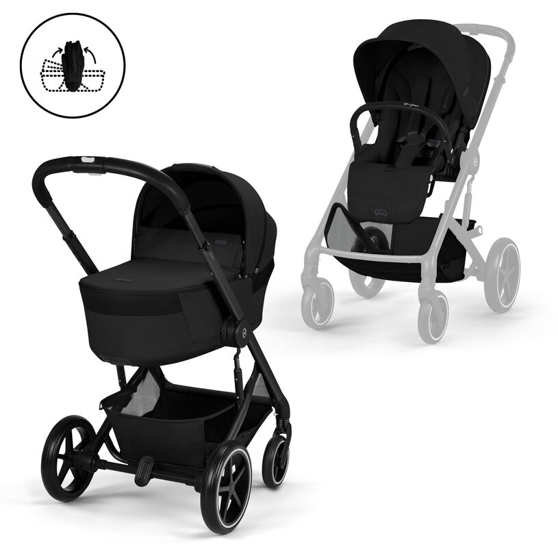 PACK DUO BALIOS S LUX MOON BLACK (BLACK FRAME)