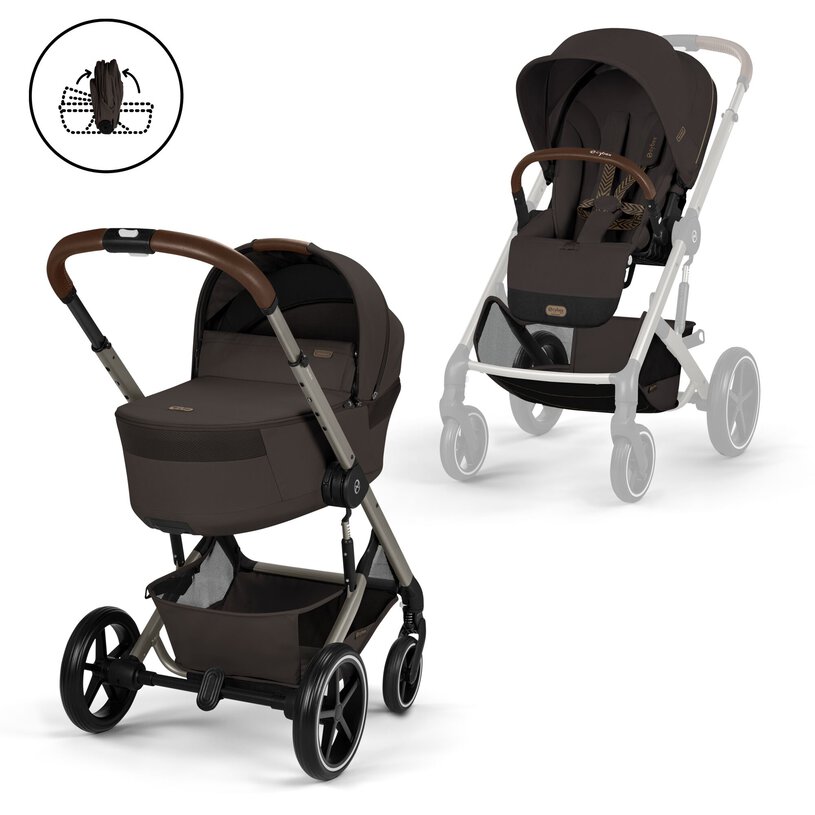 PACK DUO BALIOS S LUX CHOCOLATE BROWN (TAUPE FRAME)