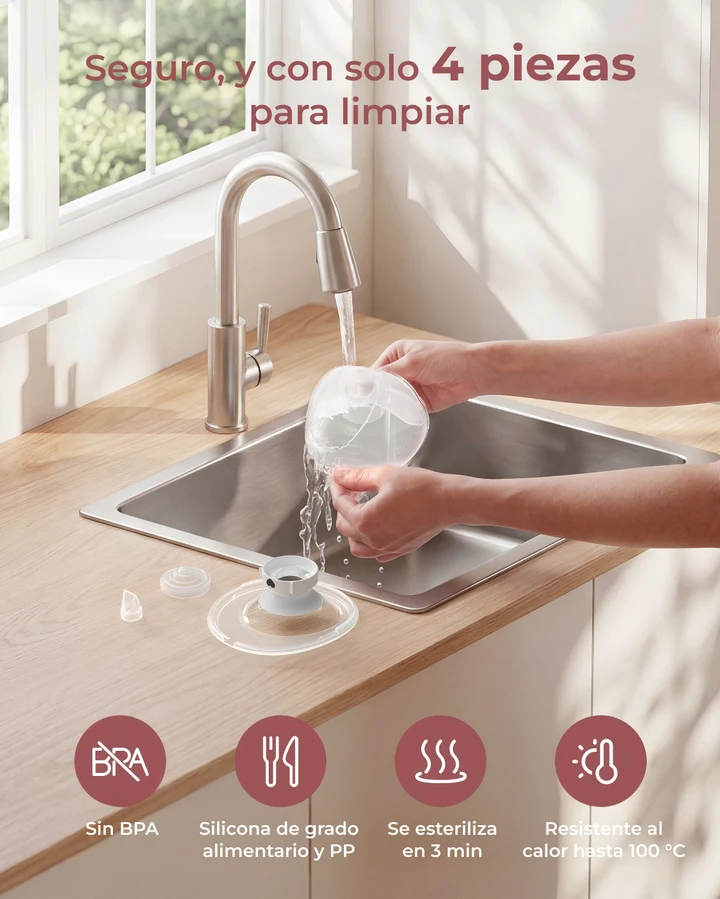 EXTRACTOR DE LECHE INDIVIDUAL PORTATIL M5 SMART - Imagen 9