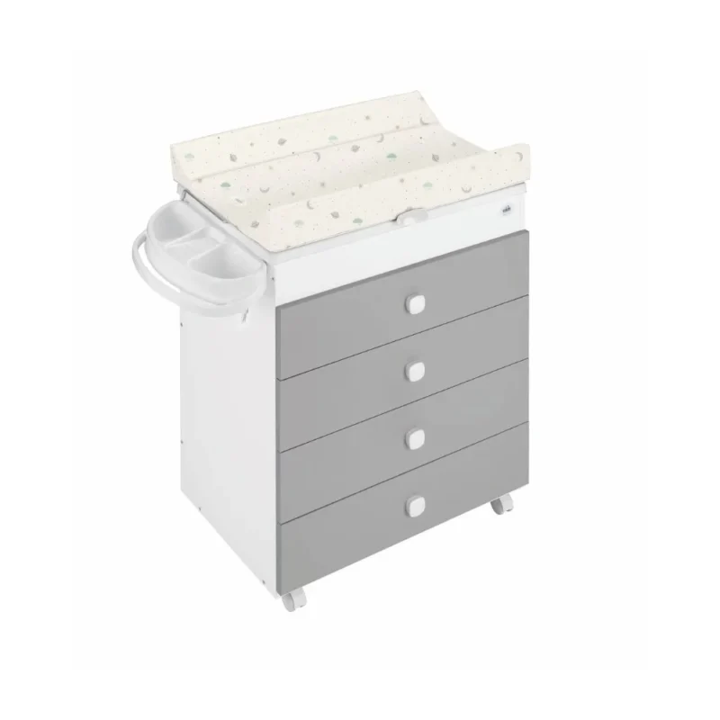 MUEBLE BAÑERA ASIA BLANCO/GRIS C270