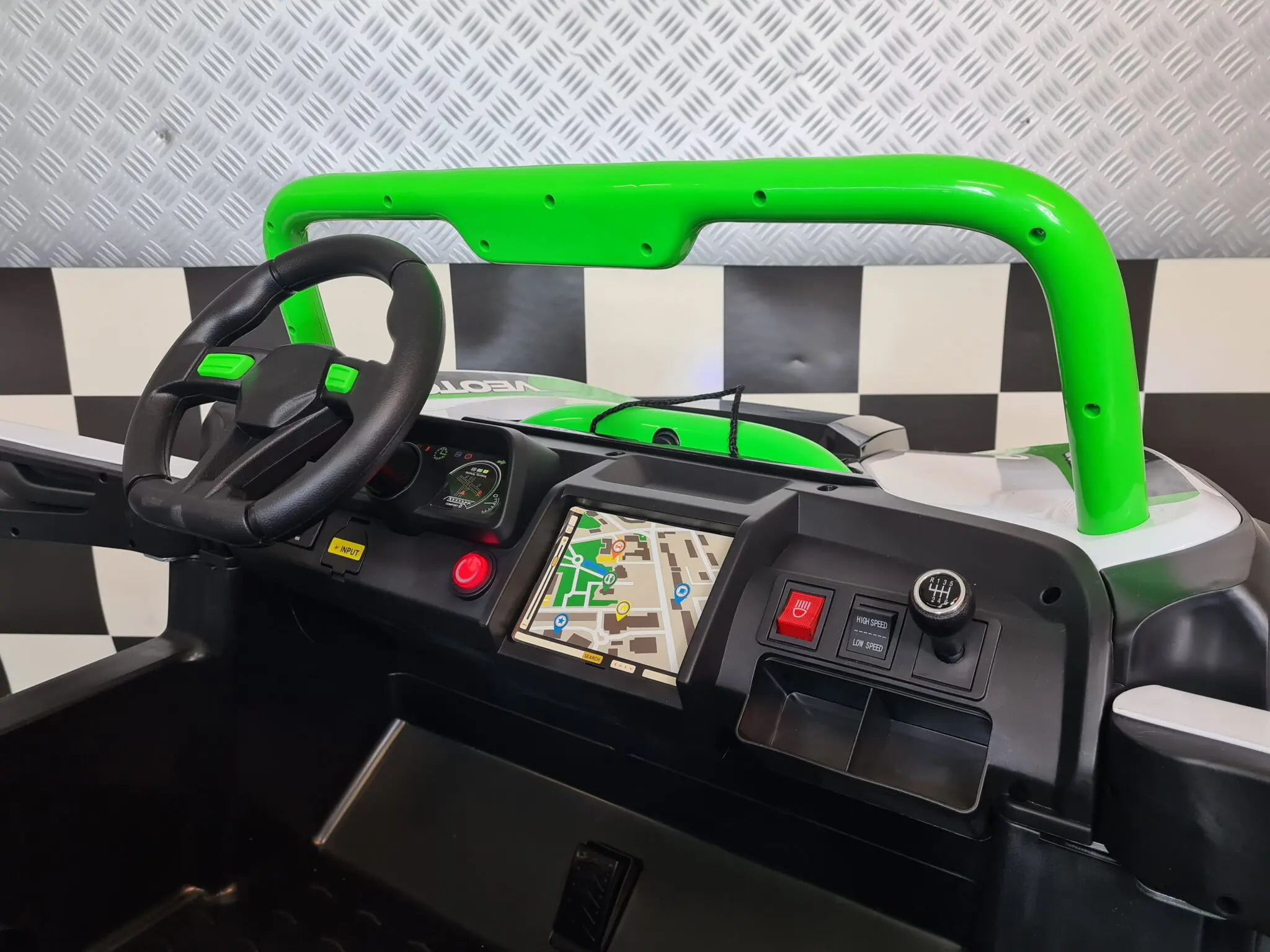 BUGGY VERDE/BLANCO 24V - Imagen 2
