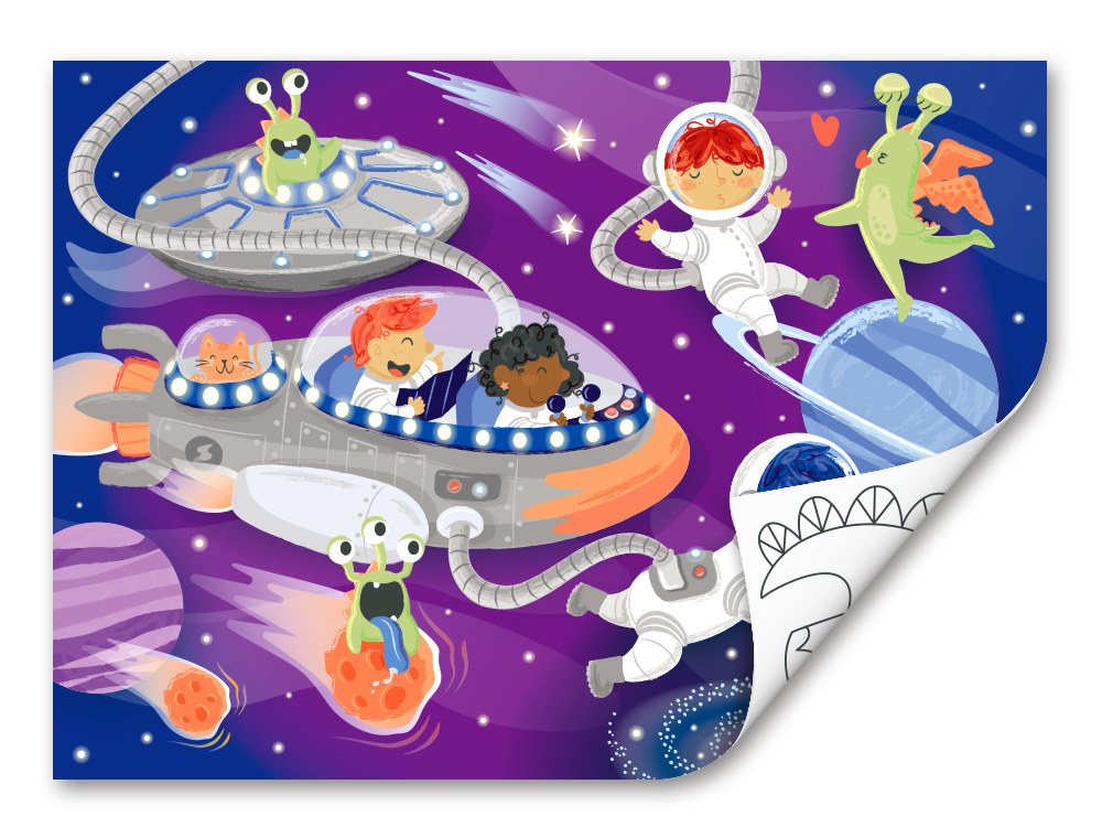 PUZZLE AMIGOS DEL ESPACIO - Imagen 6