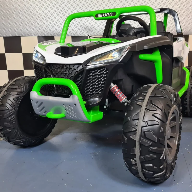 BUGGY VERDE/BLANCO 24V