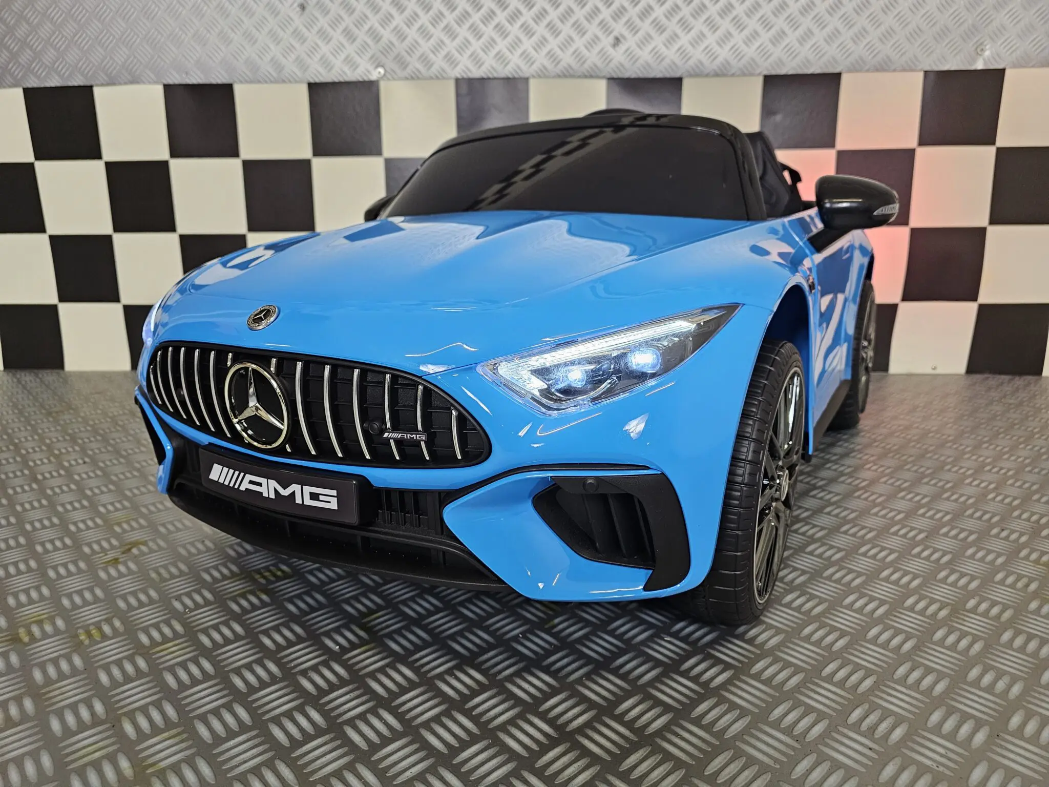 MERCEDES SL63 METALLIC BLUE