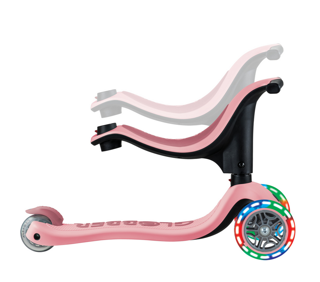 PATINETE GO UP SPORTY ROSA PASTEL CON LED - Imagen 4
