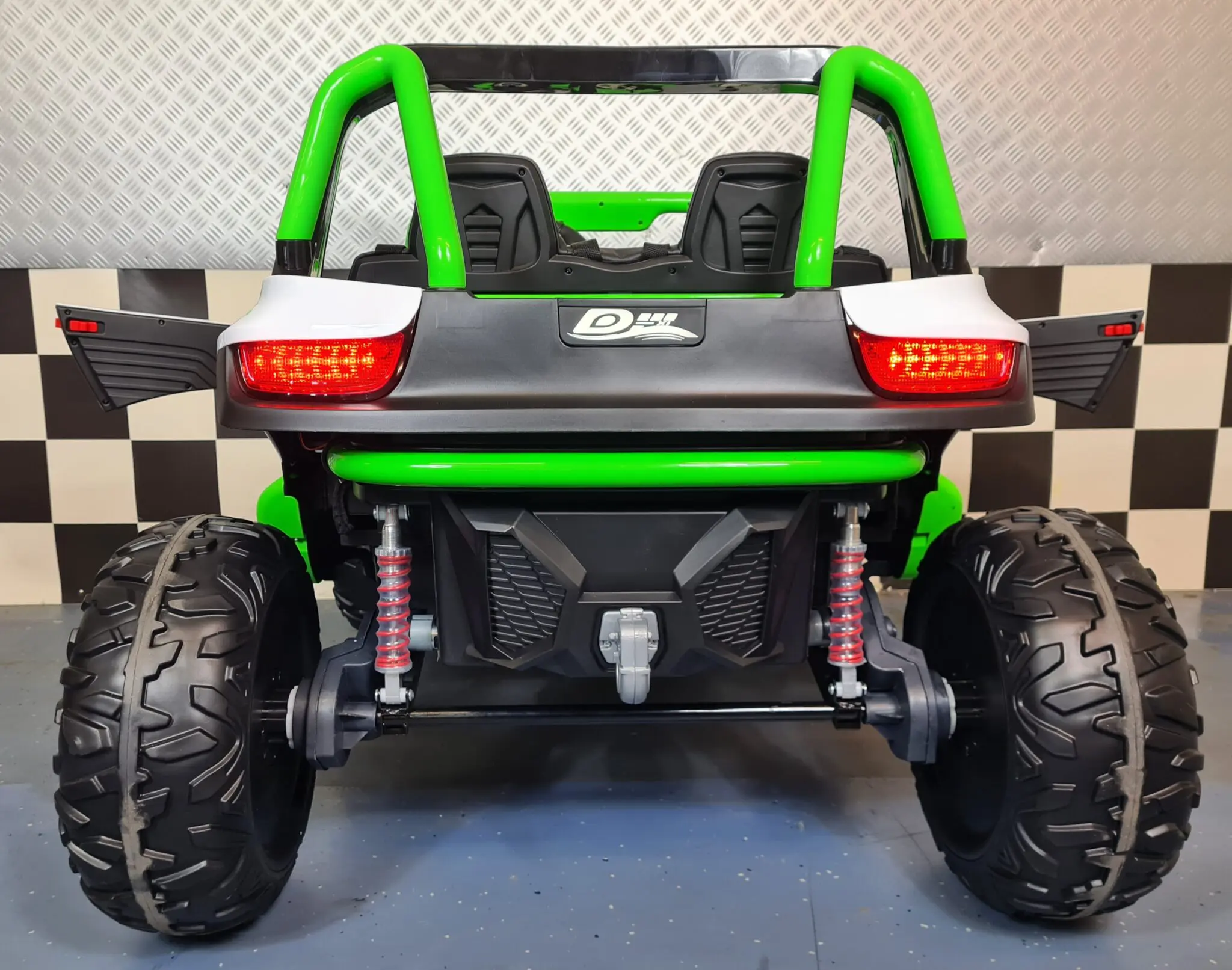 BUGGY VERDE/BLANCO 24V - Imagen 3