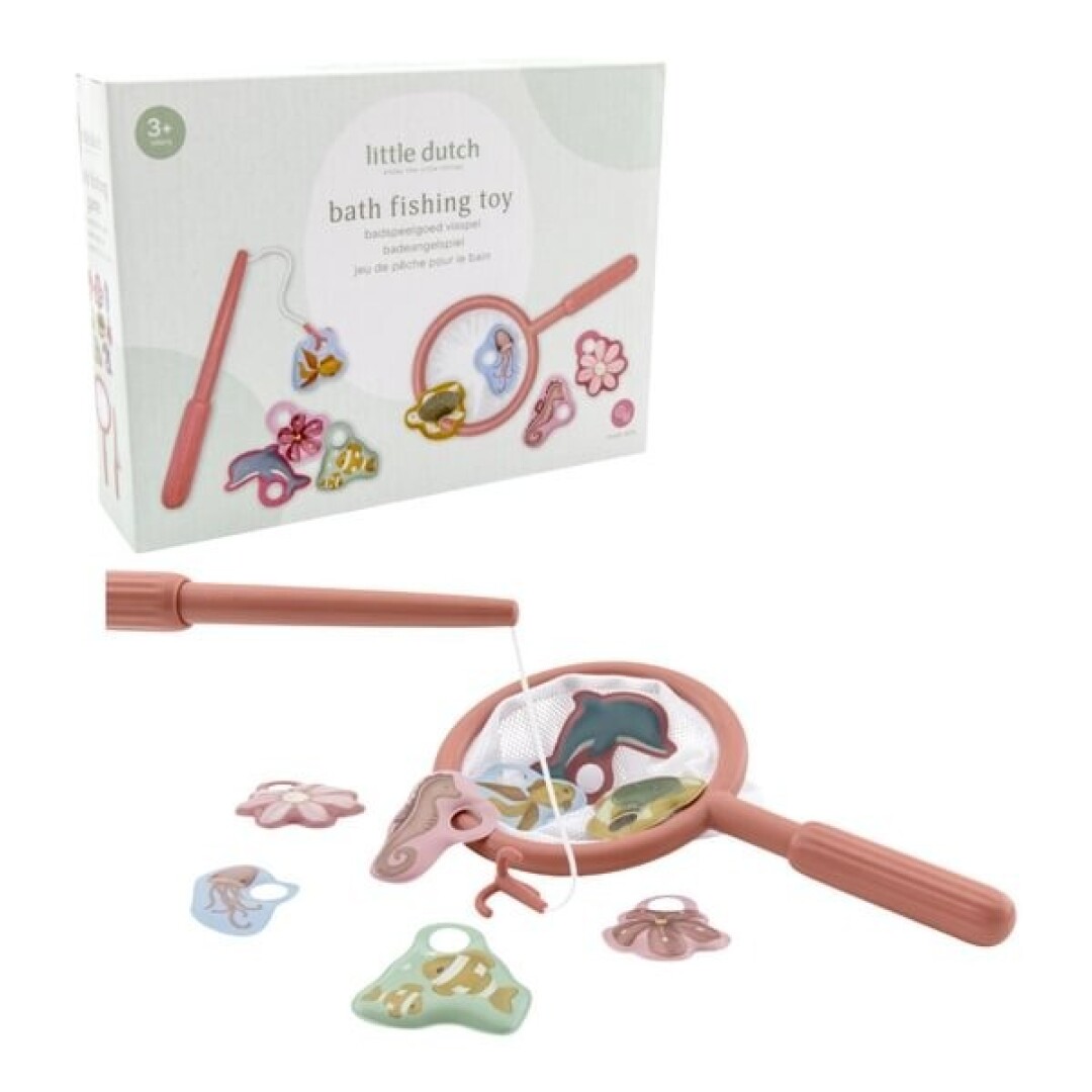 JUEGO DE PESCA BAÑERA ROSA LITTLE DUTCH - Imagen 2